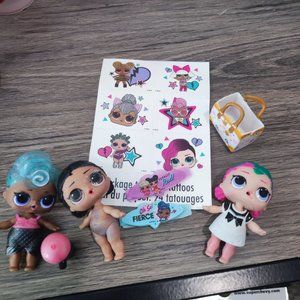 LOL Surprise babies with tattoo stickers